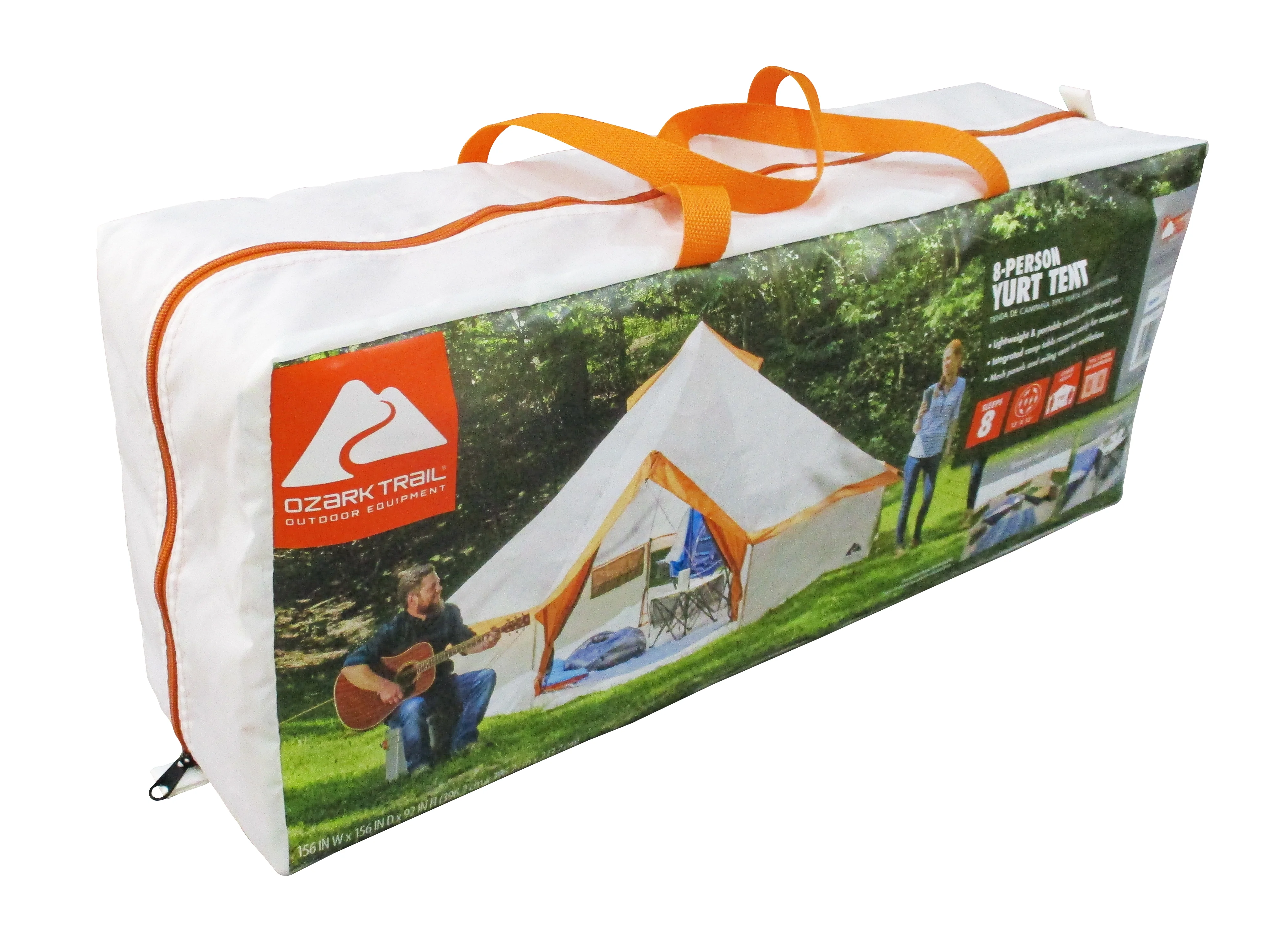 Ozark Trail, 8-Person Yurt Tent, 13' x 13' x 92