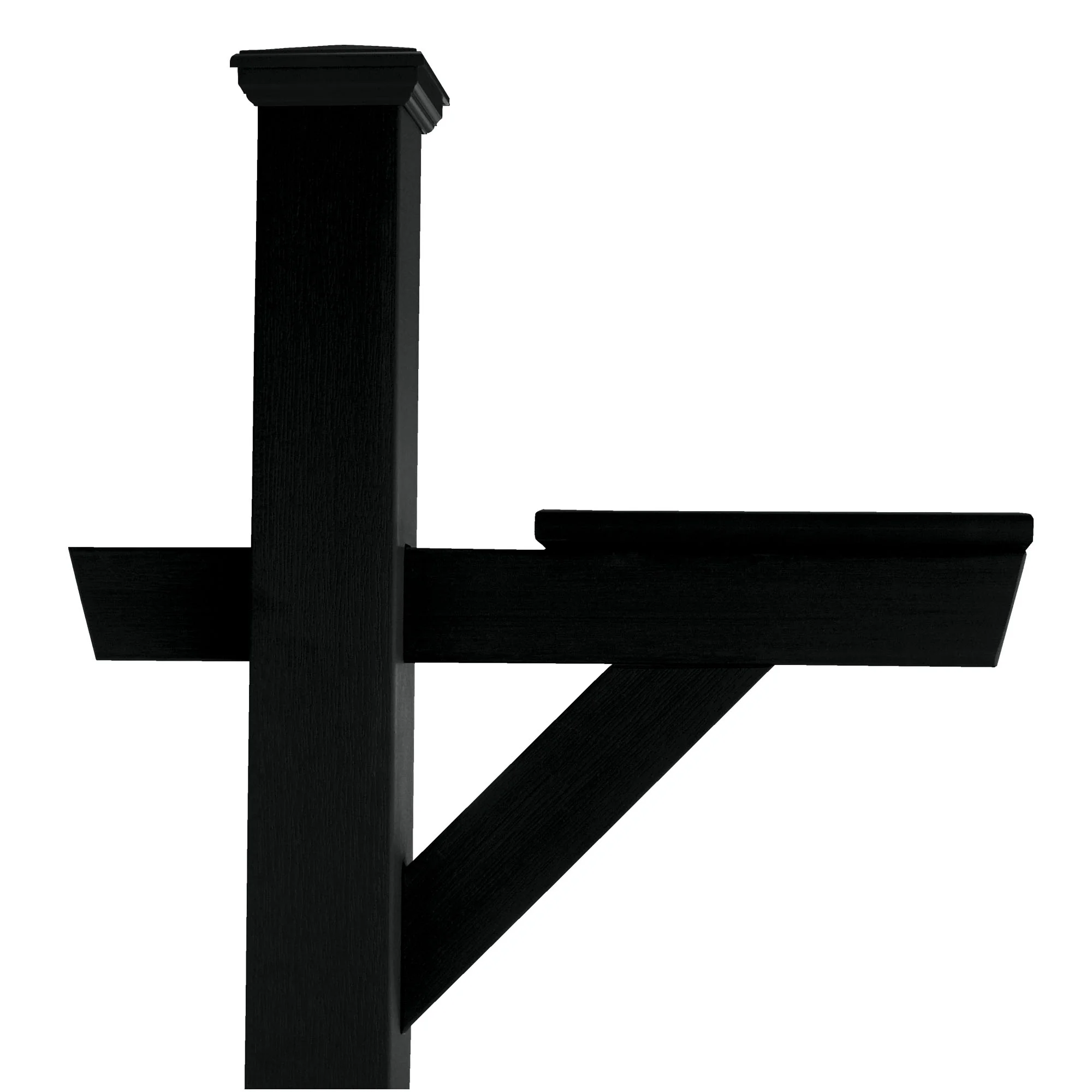 Highwood Poly Lumber Hazleton Mailbox Post - In-Ground, 74.9