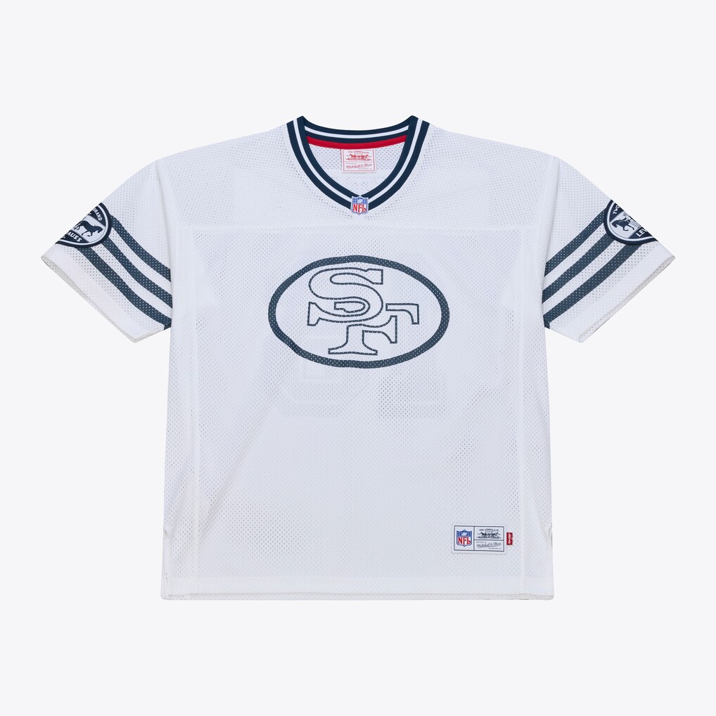 Unisex San Francisco 49ers Joe Montana Mitchell & Ness x Levi's White Legacy Jersey