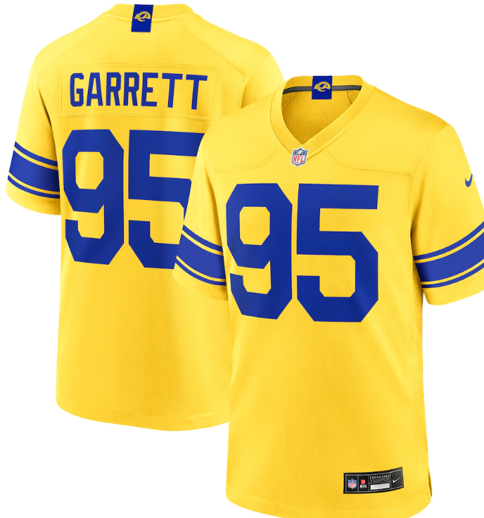 Men's Los Angeles Rams Myles Garrett Nike Classic Sol  Jersey