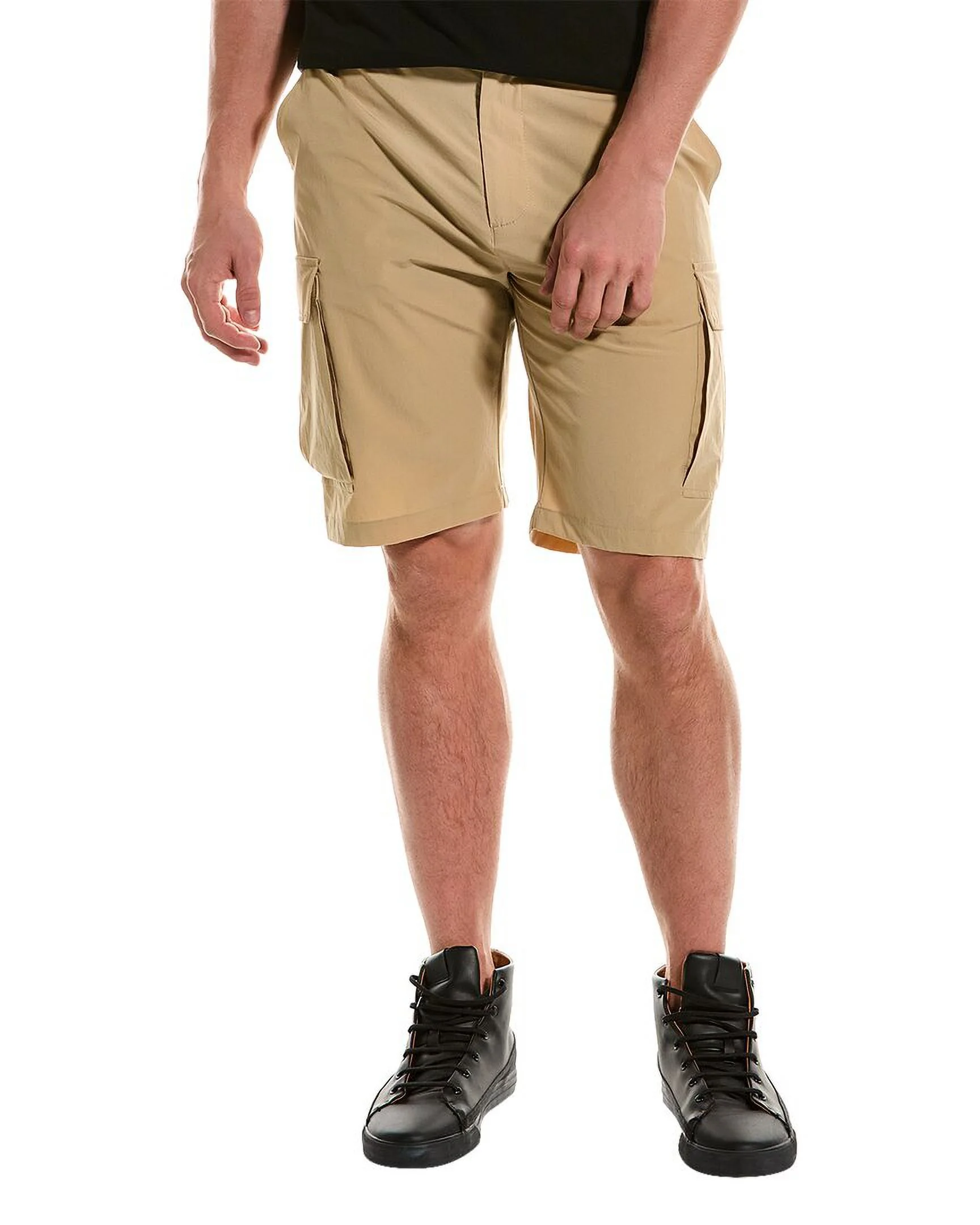 KARL LAGERFELD mens  Cargo Short, S, Beige - Curated Treasures Market