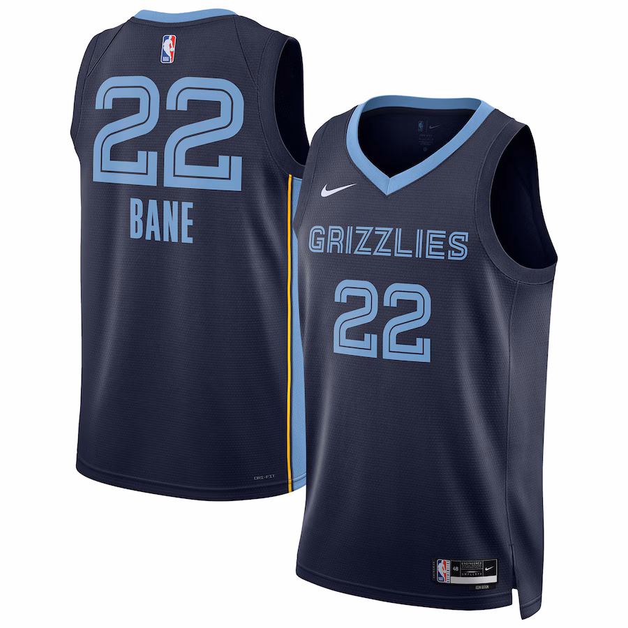 Unisex Memphis Grizzlies Desmond Bane Nike Navy Swingman Player Jersey - Icon Edition