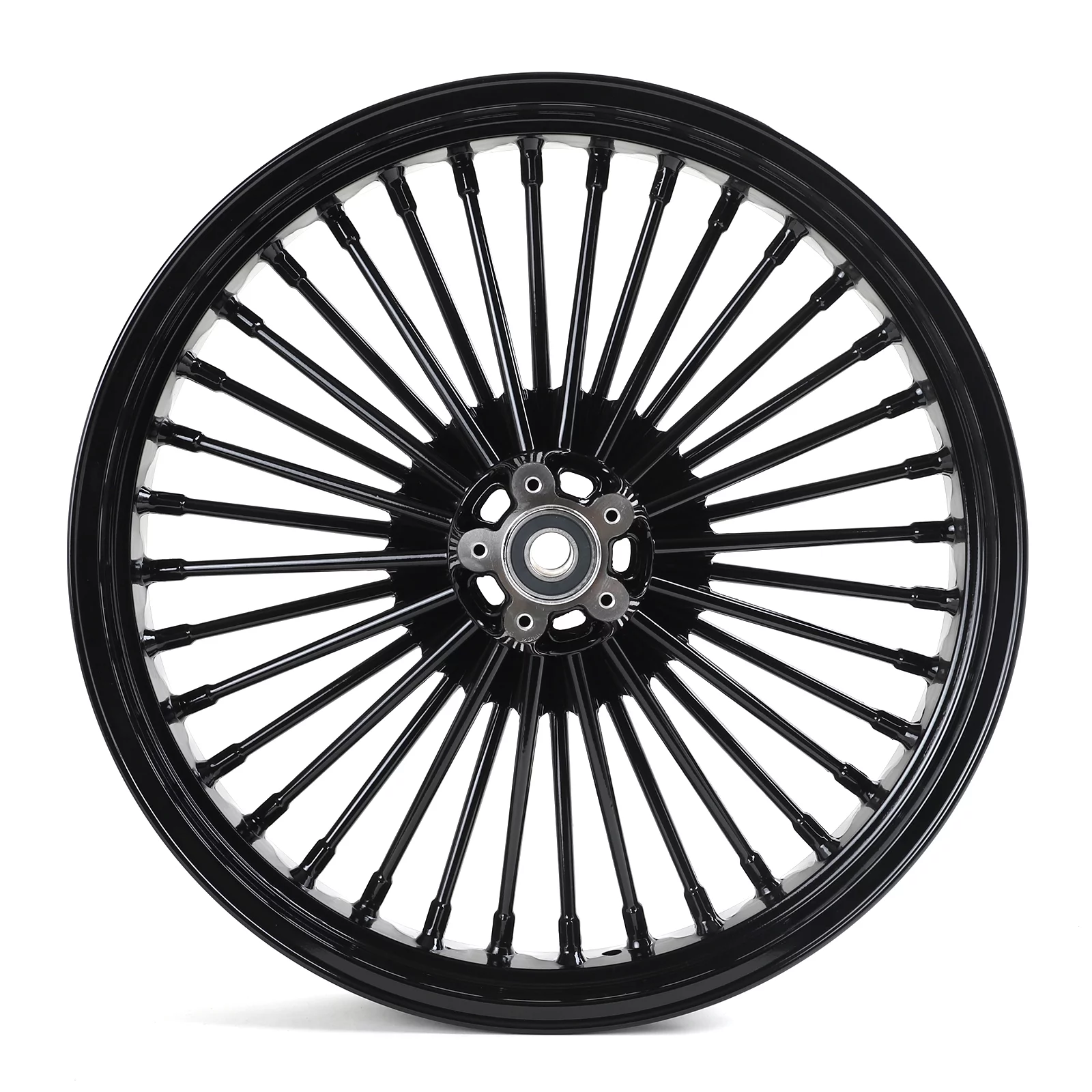 21X3.5 Fat Spoke Front Wheel Rim ABS for Harley Touring Street Road Glide Electra Glide 09-21 - Curated Treasures Market