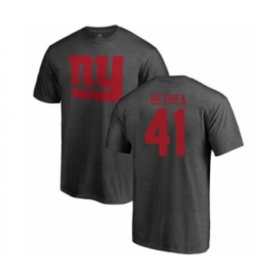 Football New York Giants #41 Antoine Bethea Ash One Color T-Shirt