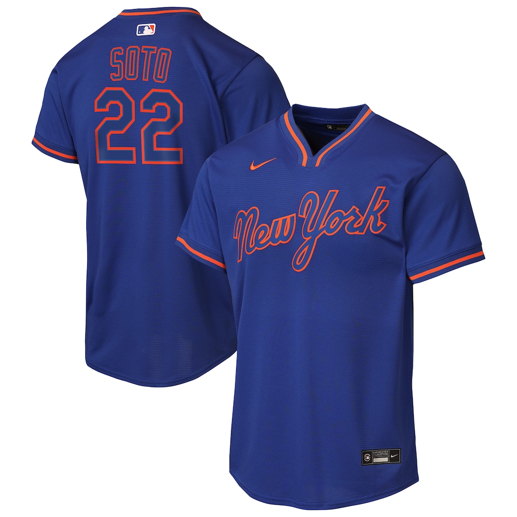 Youth New York Mets Juan Soto Nike Royal Alternate Replica Jersey