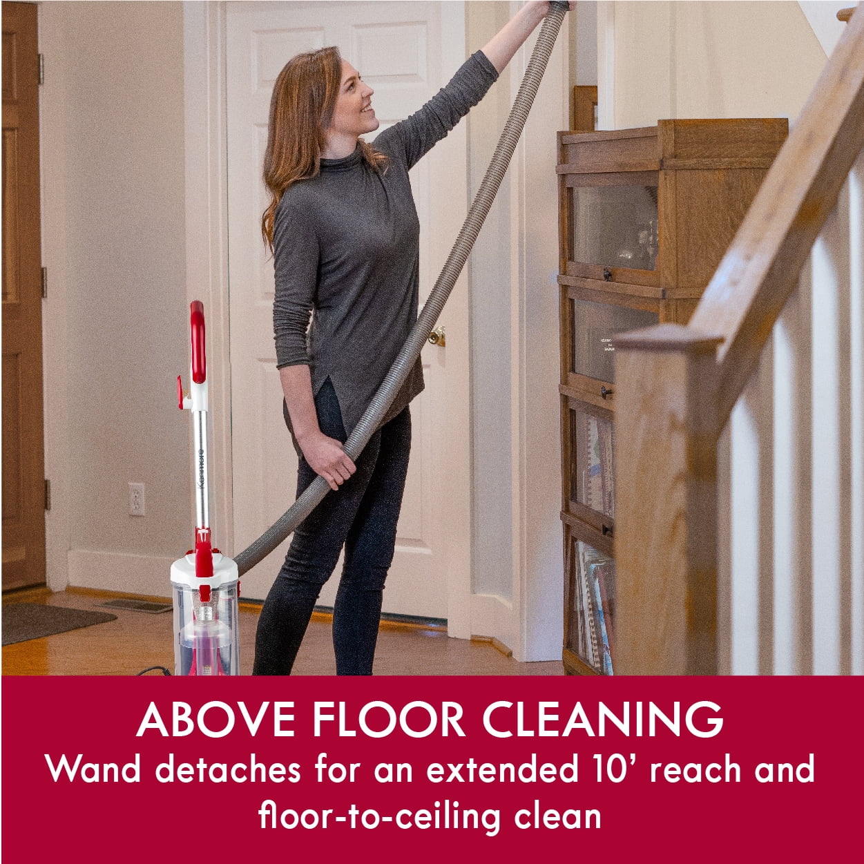 Kenmore DU2015 Bagless Upright Vacuum for Carpet, 18.6lbs