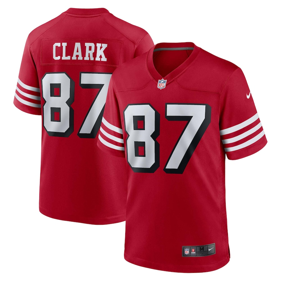 Men's San Francisco 49ers Dwight Clark Nike Scarlet Retired Player Alternate Game Jersey