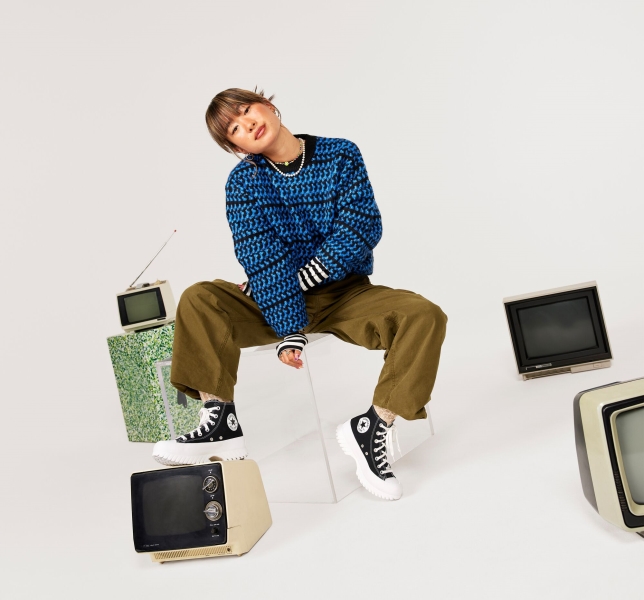 Women's Converse Chuck Taylor All Star Lugged 2.0 High Tops Black / White | 203-KJVFHD