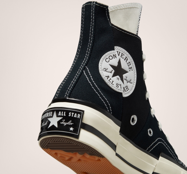 Women's Converse Chuck 70 Plus High Tops Black / Black | 753-GYXLES