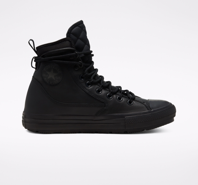 Women's Converse Chuck Taylor All Star Utility All Terrain Boots Black / Black / Black | 708-UQNOEM