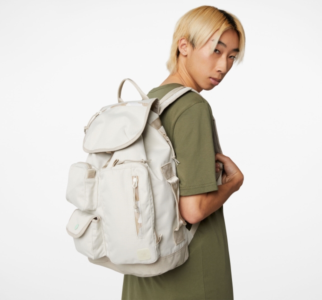 Men's Converse Ripstop Bags & Backpacks Light Beige / Camo | 890-FZCVQW