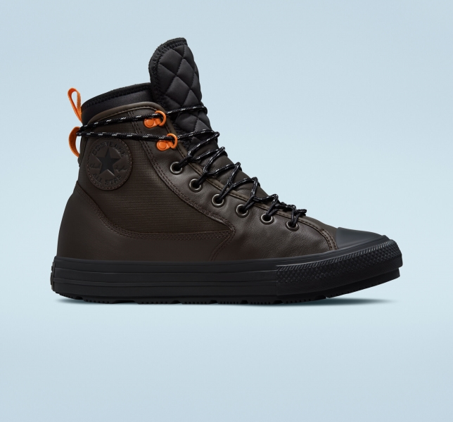 Women's Converse Chuck Taylor All Star All Terrain High Tops Brown / Brown | 197-LINCZT