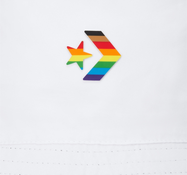 Women's Converse Pride Reversible Bucket Hats White | 526-AMLIYD