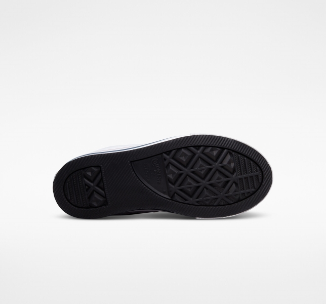 Kids' Converse Chuck Taylor All Star Lift Platform Shoes White / Dark Red / Navy | 683-KFHITS