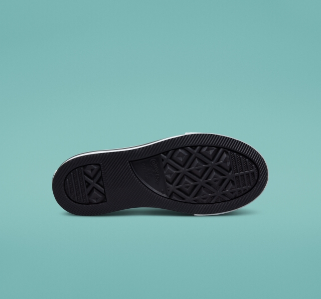 Kids' Converse Chuck Taylor All Star Lift Platform Shoes Black / White / Black | 423-HNGKOC