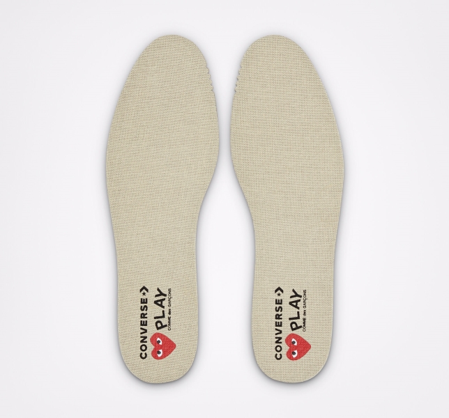 Women's Converse Comme des PLAY Chuck 70 Low Tops Grey / Black | 624-YFIQJB