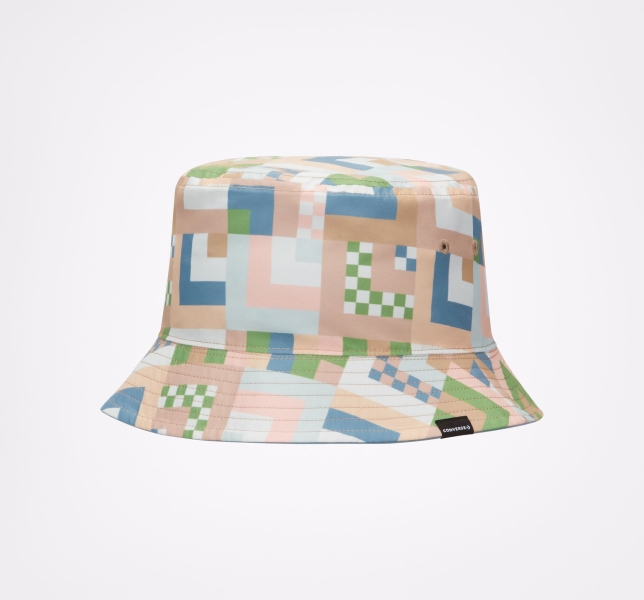 Men's Converse Reversible Hats Multicolor / Indigo | 568-BQAKPE