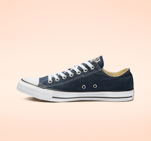 Women's Converse Chuck Taylor All Star Classic Canvas Shoes Navy | 285-KPIQDF