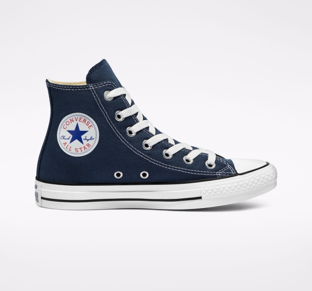 Women's Converse Chuck Taylor All Star Classic Canvas Shoes Navy | 421-IRBUNZ