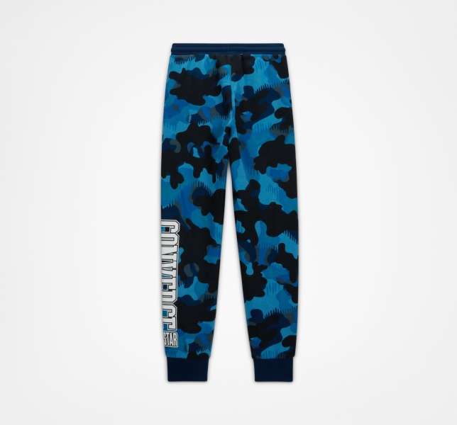 Kids' Converse Camo Jogger Navy | 907-YGUPZN