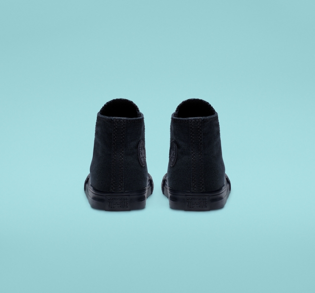 Kids' Converse Chuck Taylor All Star Classic Canvas Shoes Black | 275-VLKTGY