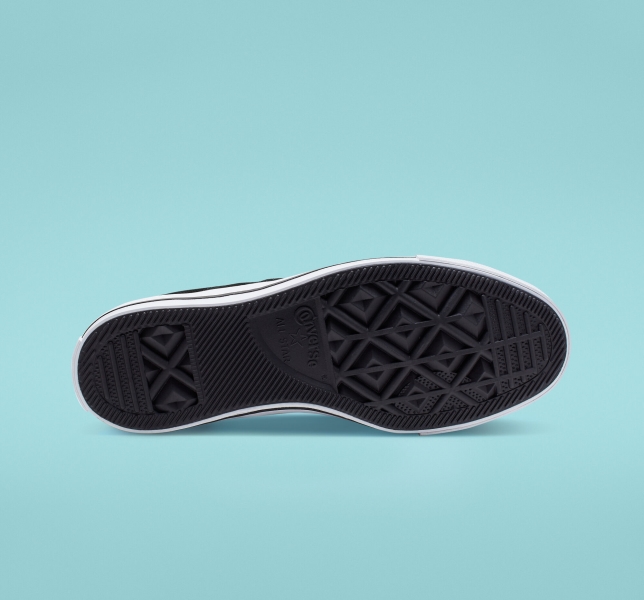 Women's Converse Chuck Taylor All Star Madison Low Tops Black / White / Black | 370-HIADVK