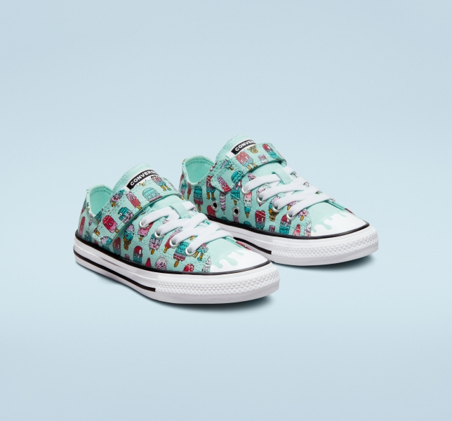 Kids' Converse Chuck Taylor All Star Easy-On Sweet Scoops Canvas Shoes Pink | 419-ZFSVYE