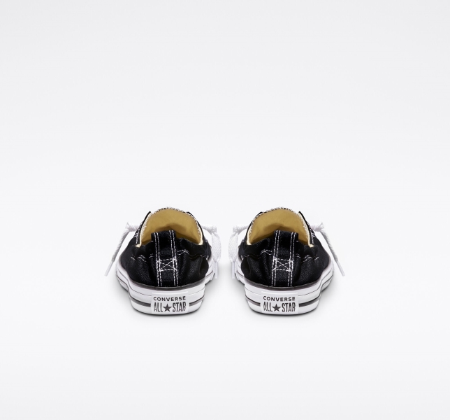 Kids' Converse Chuck Taylor All Star Shoreline Canvas Shoes Black | 423-LDCFGK