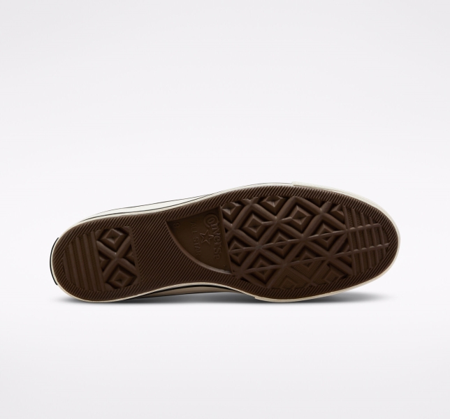 Women's Converse Chuck 70 Canvas Shoes Green / Black | 564-HDGCIR