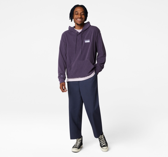 Men's Converse CONS Lightweight Hoodie Multicolor | 763-PROXWH