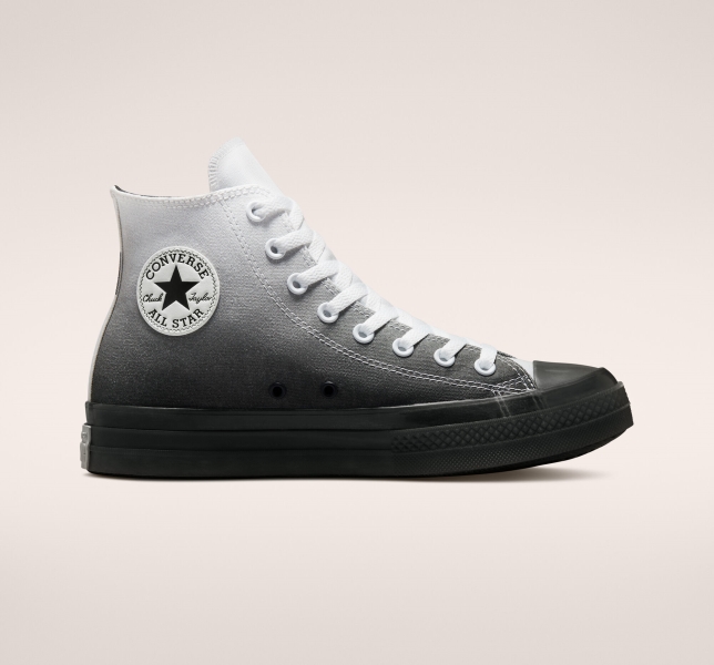 Men's Converse Chuck Taylor All Star CX Gradient Canvas Shoes White / Black / White | 632-LAHOKW