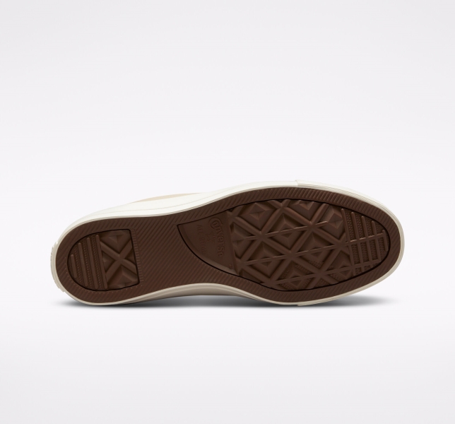 Women's Converse Chuck Taylor All Star Earthy High Tops Light Gold | 932-SEVYNJ