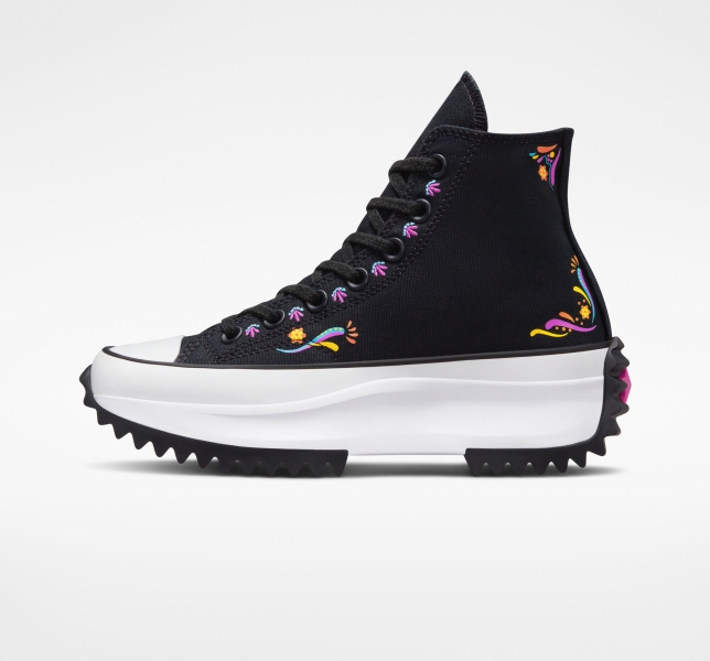 Women's Converse Chuck 70 de Muertos High Tops Black Pink | 750-HQOERY