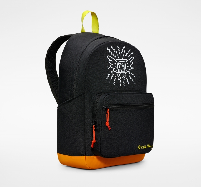 Women's Converse Keith Haring Go 2 Bags & Backpacks Black | 480-FEKVQR