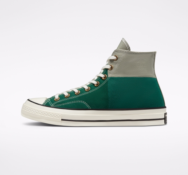 Men's Converse Chuck 70 Colorblocked Canvas Shoes Multicolor | 038-YOZWKI