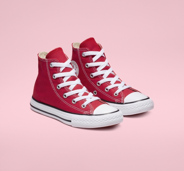 Kids' Converse Chuck Taylor All Star Classic Canvas Shoes Red | 950-GXPEMS