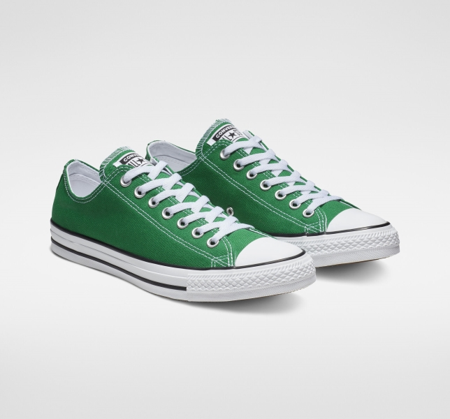 Women's Converse Chuck Taylor All Star Classic Canvas Shoes Green | 637-YRCFKI