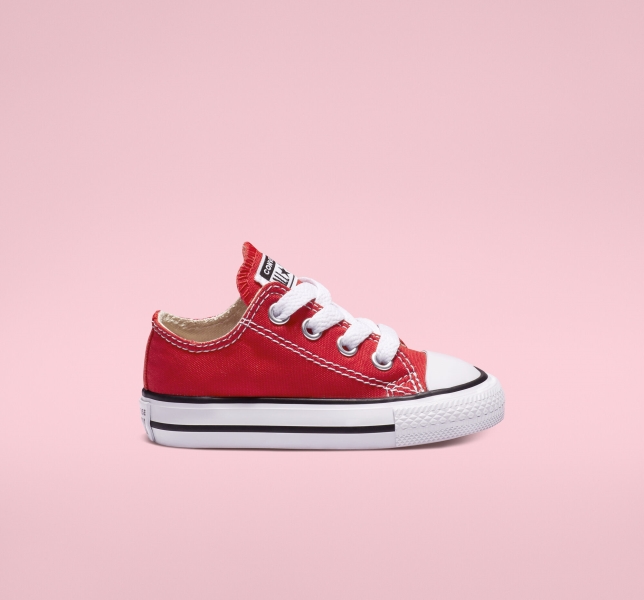 Kids' Converse Chuck Taylor All Star Classic Canvas Shoes Red | 873-FIUHEW
