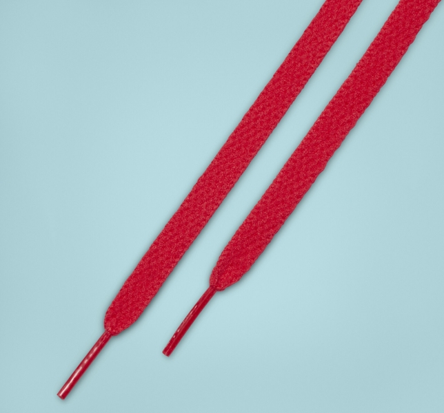 Men's Converse 36 Inch High Top Laces Red | 195-QBJFKZ