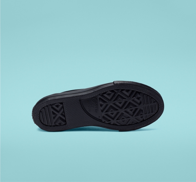 Kids' Converse Chuck Taylor All Star Classic Canvas Shoes Black | 063-BDHZLU