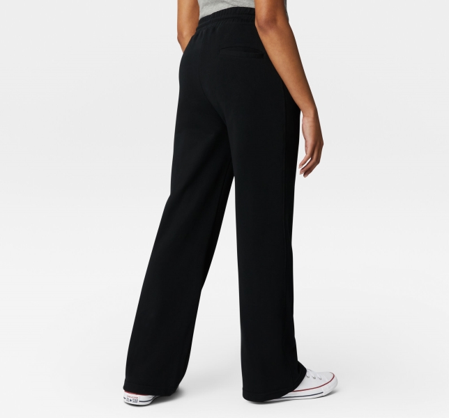 Women's Converse Wide Leg Knit Pants Black | 206-LIHPWZ