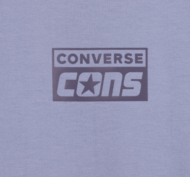 Men's Converse CONS Graphic T Shirts Purple | 869-HVFIBA
