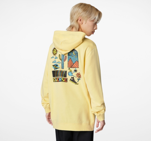 Men's Converse Desert Daydream Graphic Hoodie Multicolor | 786-WIBLGQ