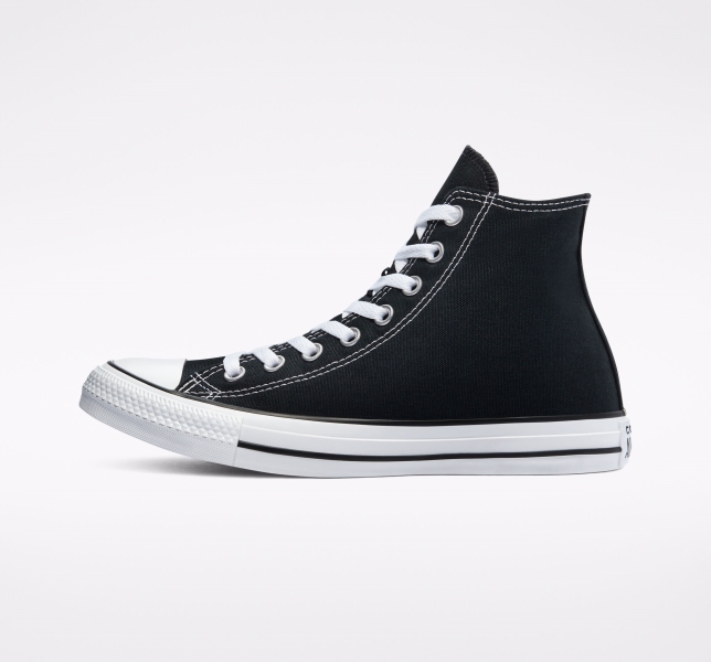 Women's Converse Chuck Taylor All Star Classic Canvas Shoes Black | 742-DPNGBV