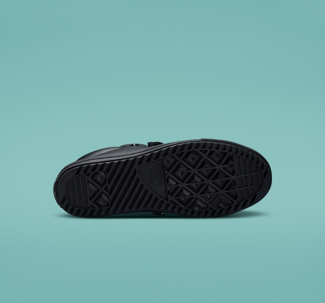 Kids' Converse Chuck Taylor All Star Counter Climate Street Boots Black / Black / Black | 406-VWLFZP