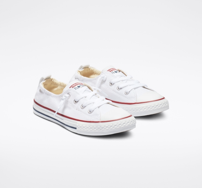Kids' Converse Chuck Taylor All Star Shoreline Canvas Shoes White | 516-MKBYCL