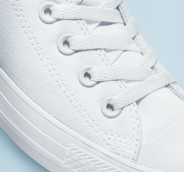 Women's Converse Chuck Taylor All Star Classic Canvas Shoes White | 732-BKTEDR