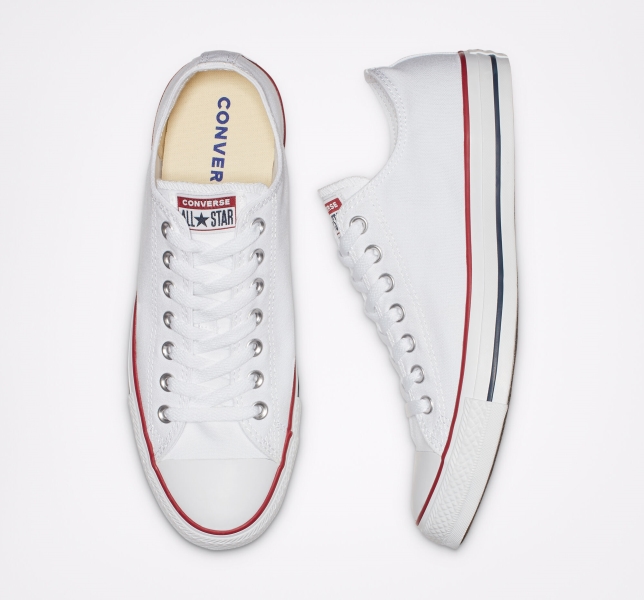 Women's Converse Chuck Taylor All Star Classic Low Tops White | 047-VRSFEU