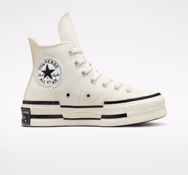 Women's Converse Chuck 70 Plus High Tops Black | 653-CMONUK