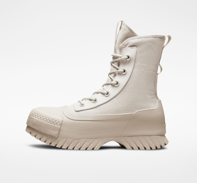 Women's Converse Chuck Taylor All Star Lugged 2.0 Counter Climate Platform Shoes Light Beige / Light Beige | 482-FOLNKW